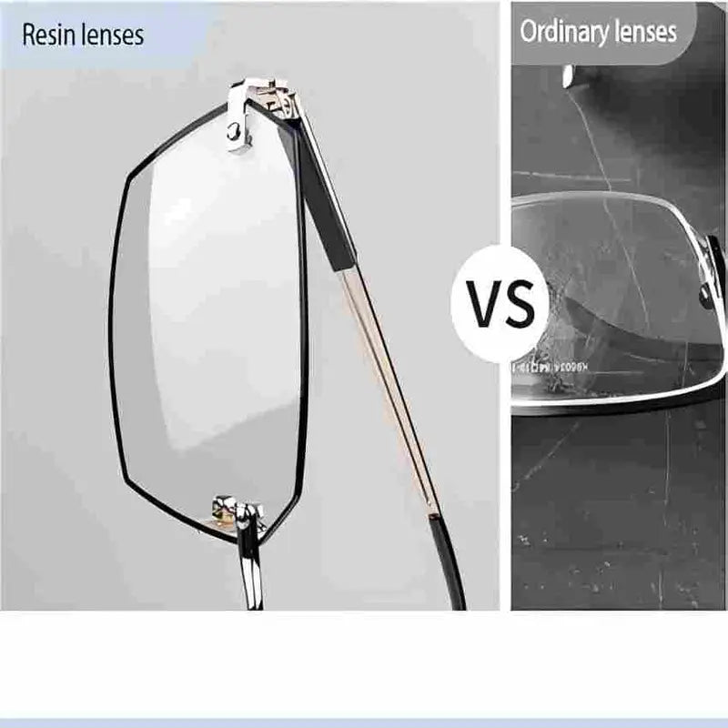 Gafas de lectura ultraligeras, adaptables y de precisión con enfoque ajustable, portátiles, antifatiga, protección ocular, lentes HD, cómodas para leer.