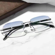 Fashion Diamond Rimless Blue Light Auto-Focus(+1.0~+7.0) Progressives Glasses