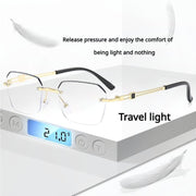 Ultra-lightweight anti-blue light integrated Progressive reading glasses