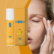 Yariya Vitamin C Eye Serum Roll-On – Dark Circle Remover, Puffiness Reduction, Fine Lines, Crow’s Feet & Nasolabial Fold Treatment