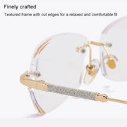 Ultralight Rimless Blue Light & UV Protection Progressives(+1.0~+7.0) Glasses