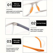 Sport Ultralight Photochromic Progressives(+1.0~+7.0) Reading Glasses