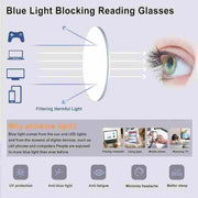 Ultra-lightweight anti-blue light integrated Progressive reading glasses