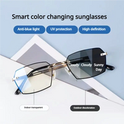 Ultra-Lightweight Precision Adaptive Reading Glasses with Adjustable Focus Portable Anti-Fatigue Eye Protection HD Lenses Comfortable for Reading
